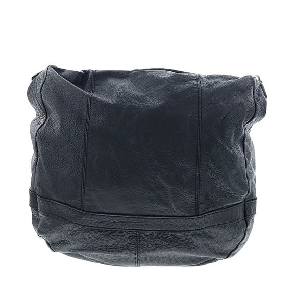 L.K. Liebeskind Berlin Black Leather Spacious Satchel Bag Convertible Crossbody - Picture 2 of 10